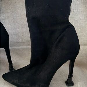 Source Unknown Black Heeled Boots